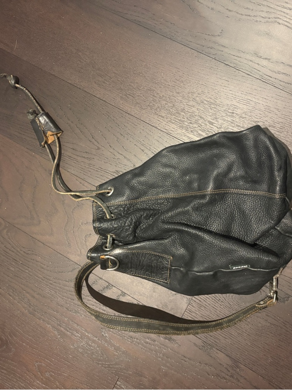 Rudsak Black Leather Satchel